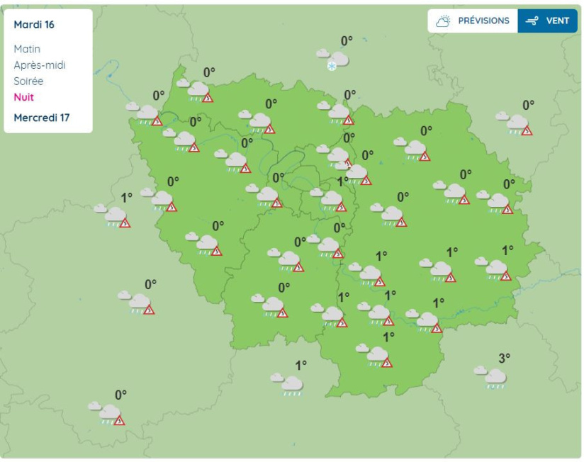 Dépression Irène : à quoi faut-il s'attendre à Paris et en Île-de-France ces prochaines heures ?