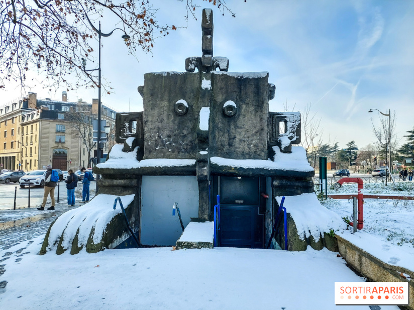 Insolite : quelle est cette sculpture en forme de visage inca à Paris ?