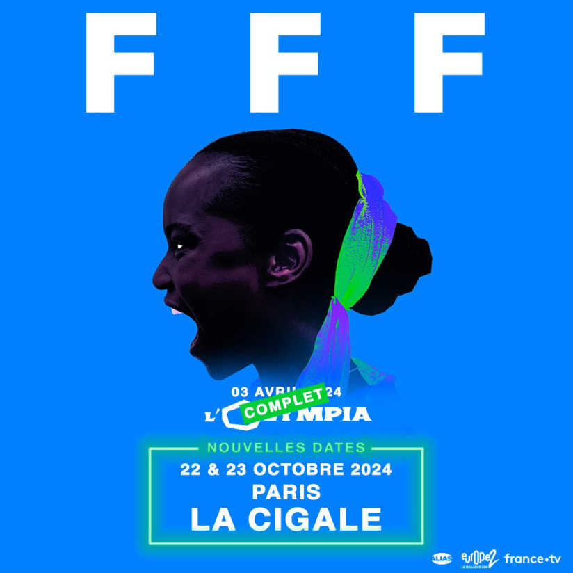 FFF en concert à La Cigale à Paris en octobre 2024