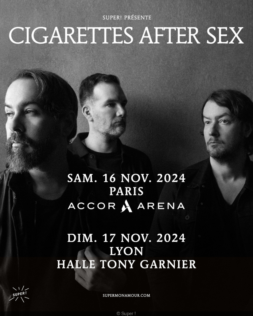 Cigarettes After Sex En Concert à Laccor Arena De Paris En Novembre