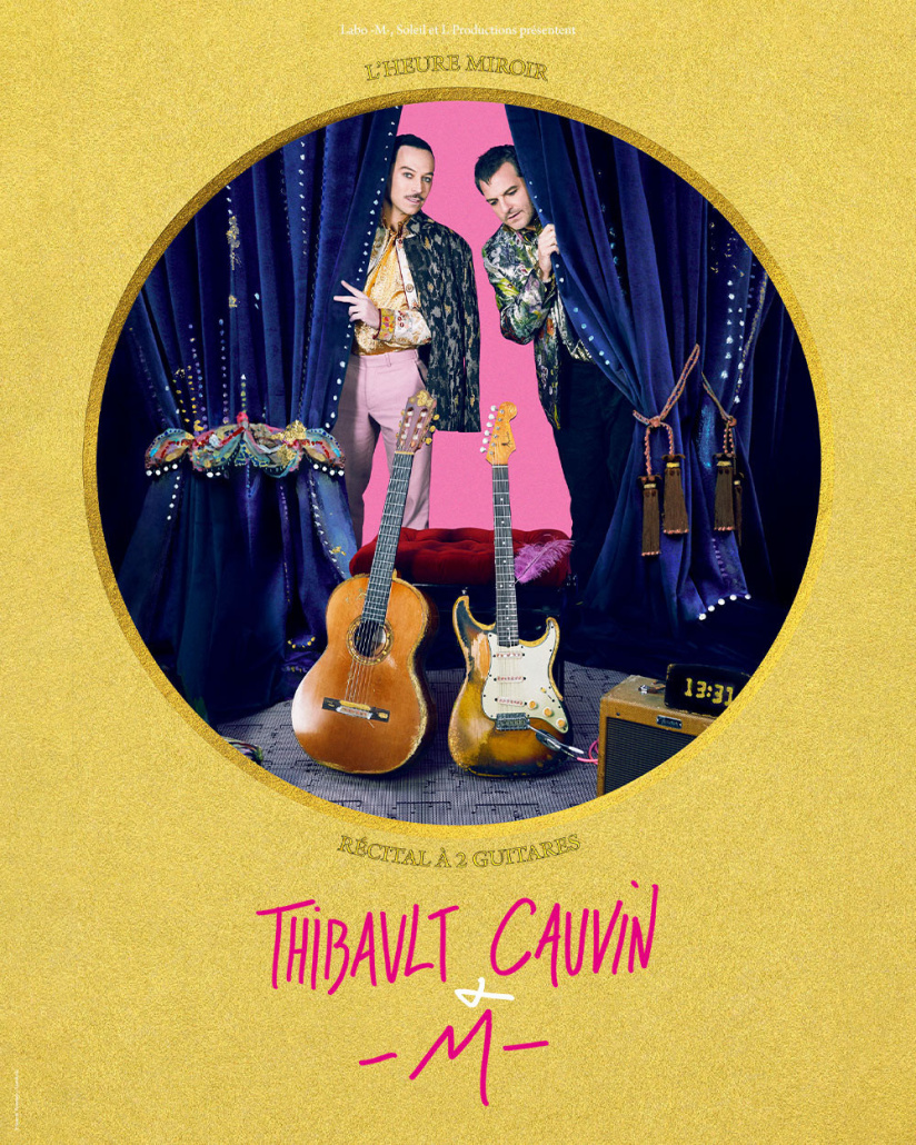 -M- et Thibault Cauvin en concert au Théâtre des Champs-Élysées en octobre 2024