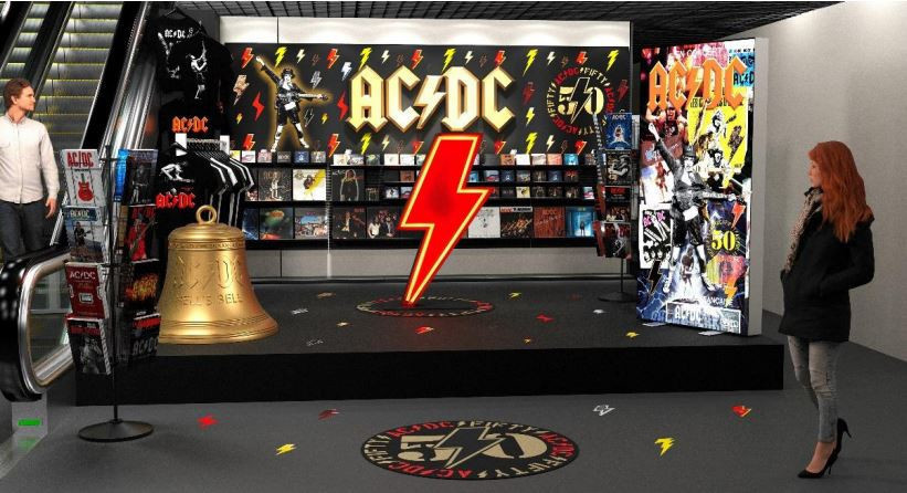 AC/DC : un pop-up store à la Fnac à Paris pour les 50 ans du groupe