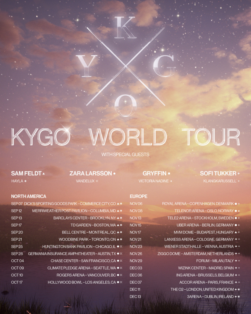 Kygo en concert à l'Accor Arena de Paris en décembre 2024