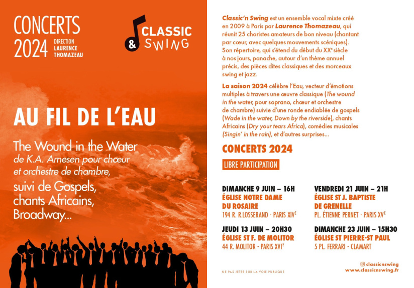 Fête de la Musique 2024 : répertoire éclectique à l'Eglise Saint-Jean-Baptiste de Grenelle