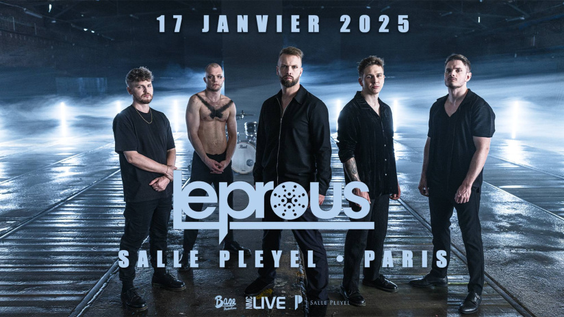 Leprous en concert à La Salle Pleyel à Paris en janvier 2025