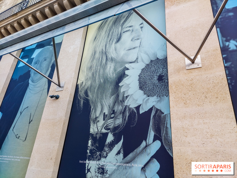 Paris : une installation de photos visible sur la future Fondation Cartier située près du Louvre