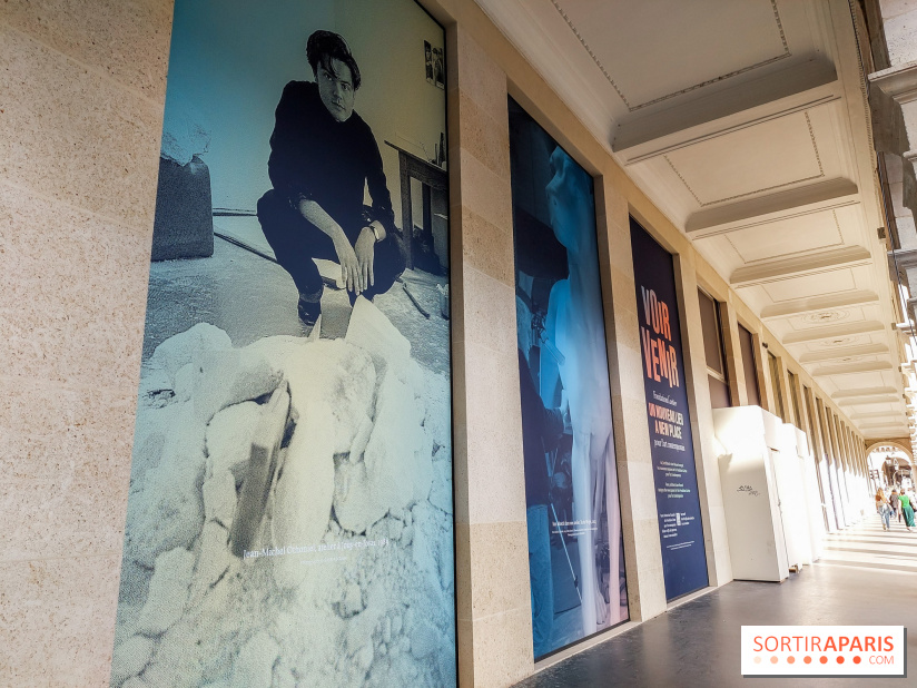Paris : une installation de photos visible sur la future Fondation Cartier située près du Louvre