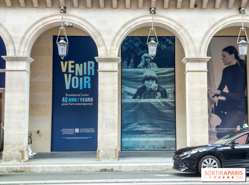 Paris : une installation de photos visible sur la future Fondation Cartier située près du Louvre