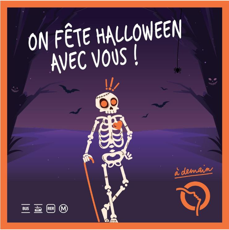 Paris : la RATP fête Halloween 2024 dans le métro et le RER