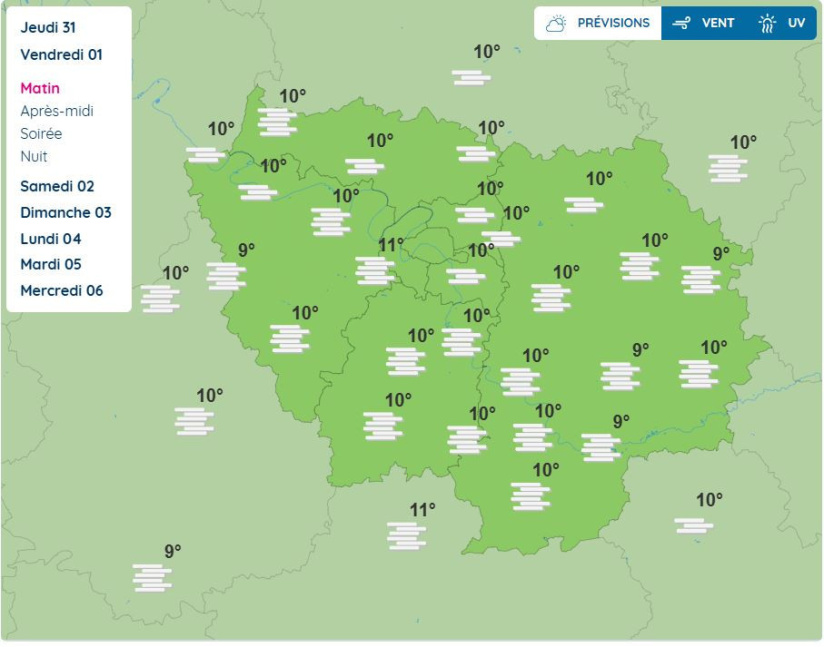 Toussaint : quelle météo vous attend à Paris et en Île-de-France pour ce week-end prolongé ?