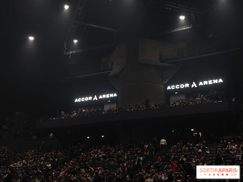 Pierre Garnier en concert à l'Accor Arena de Paris en décembre 2025