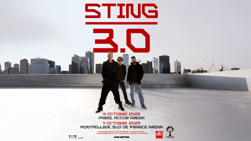 Sting en concert à l'Accor Arena de Paris en octobre 2025
