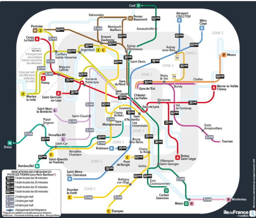 Nouvel An à Paris : les transports en circulation la nuit du 31 décembre 2024 au 1er janvier 2025 