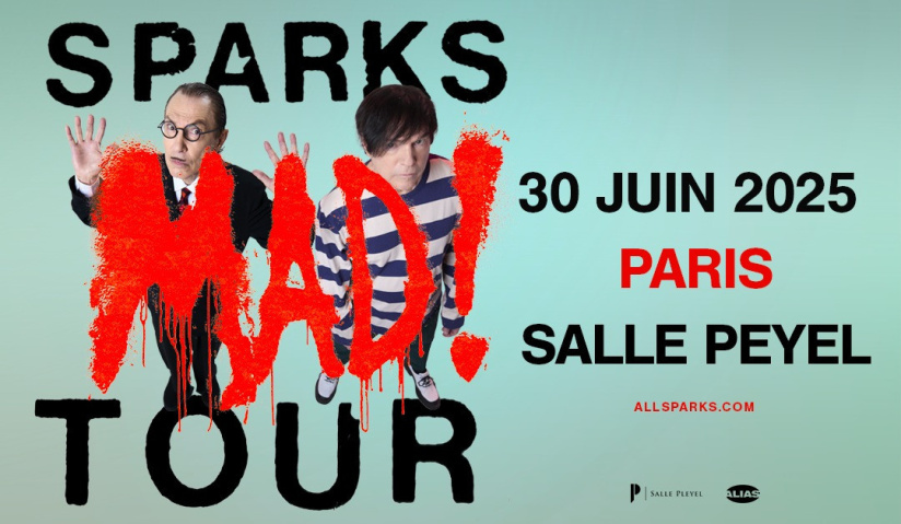 Sparks en concert à la Salle Pleyel à Paris en juin 2025