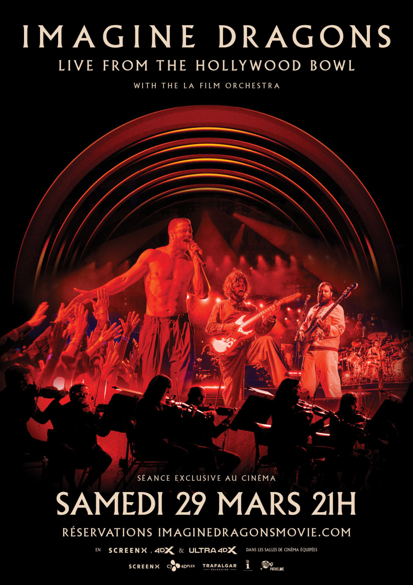 Imagine Dragons: Live from The Hollywood Bowl with The LA Film Orchestra, séance exclusive au cinéma