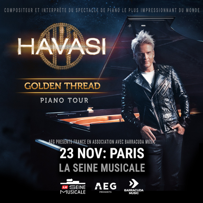 HAVASI en concert à la Seine musicale en novembre 2025