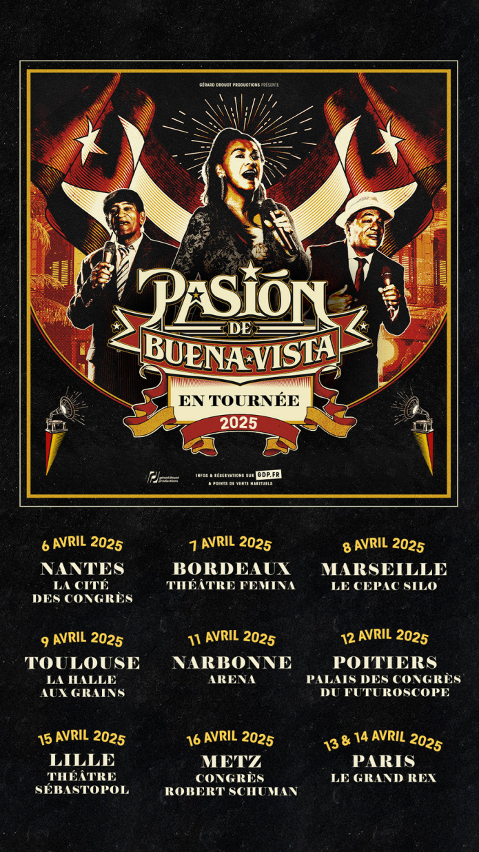 Pasión de Buena Vista au Grand Rex de Paris en avril 2025