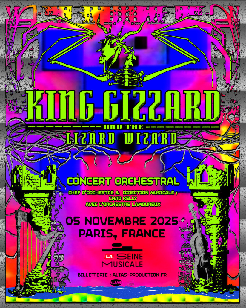 King Gizzard & The Lizard Wizard en concert à la Seine musicale en novembre 2025