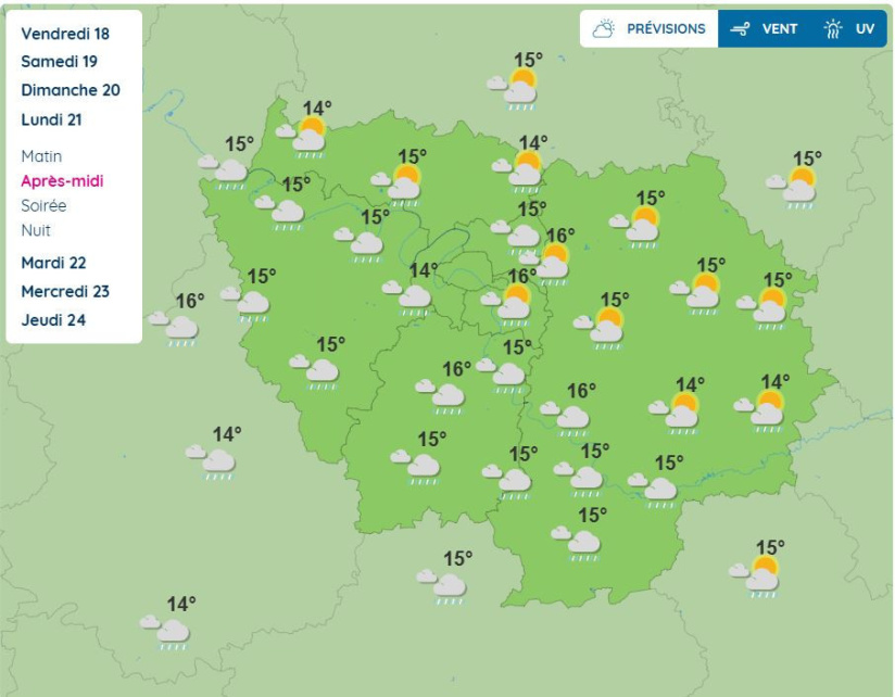 Météo : quel temps pour ce week-end et lundi de Pâques à Paris et en Île-de-France ?