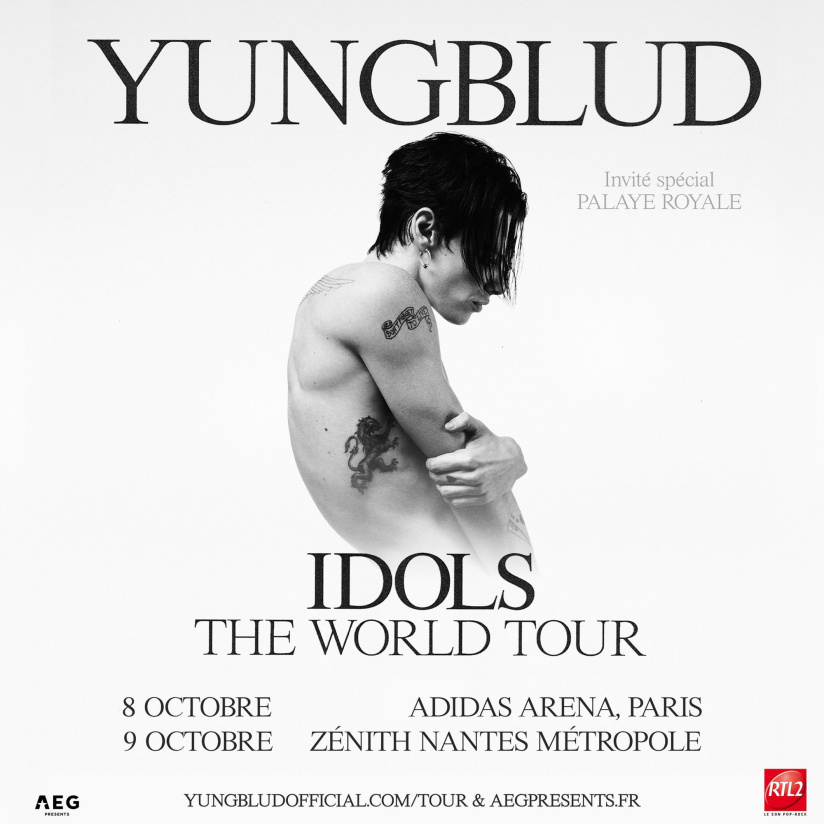 Yungblud en concert à l'Adidas Arena à Paris en octobre 2025
