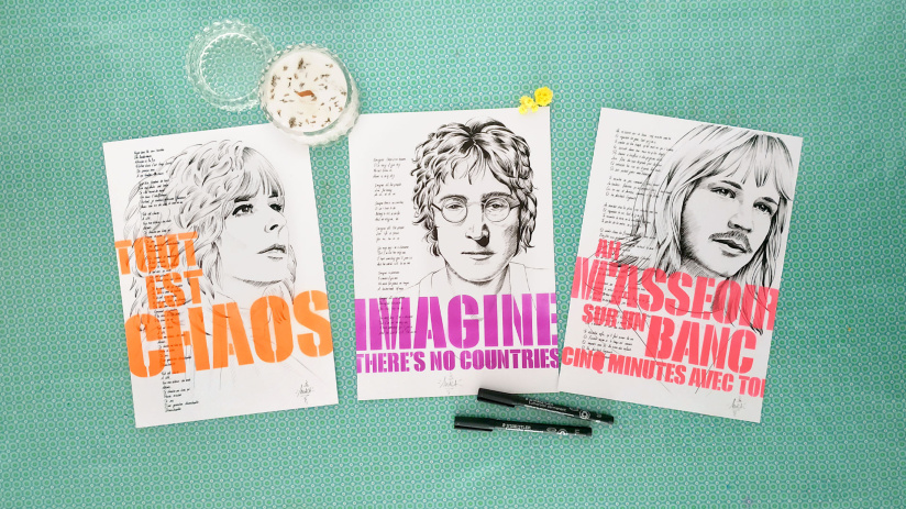 Insolite : une chasse aux "Fluo Songs" sur les traces des œuvres de la street artiste Maca à Paris