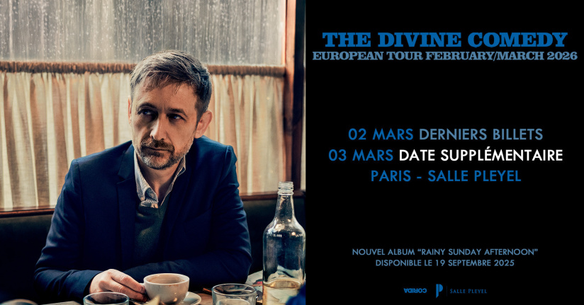The Divine Comedy en concert à La Salle Pleyel à Paris en mars 2026