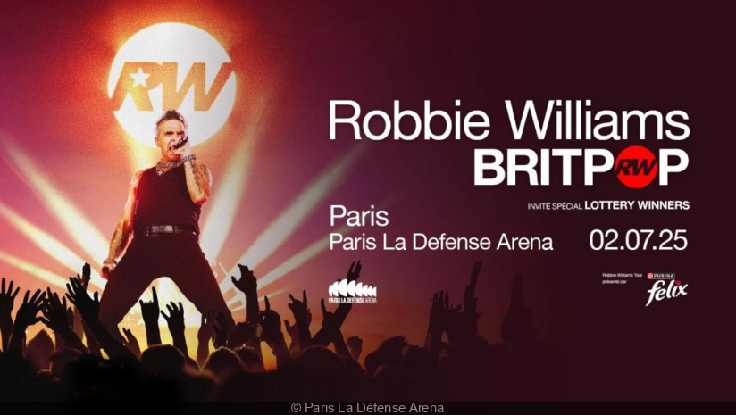 Robbie Williams in concert in Paris La Défense Arena: What is the first part?.  robbie williams concert paris la