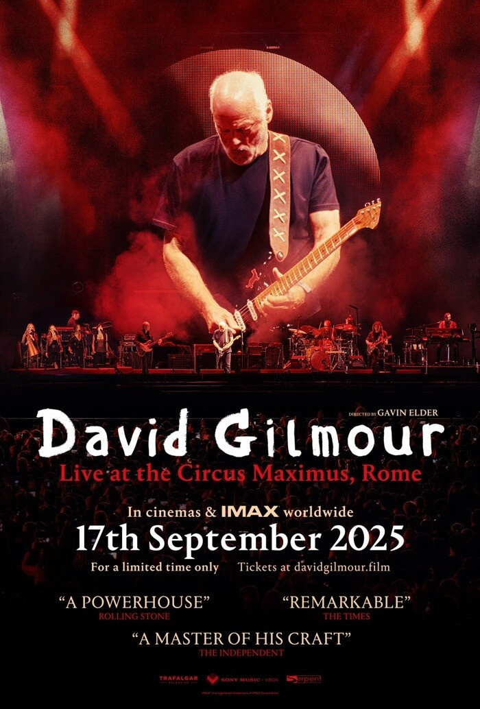 David Gilmour : le film de son concert au Circus Maximus à Rome à voir au cinéma