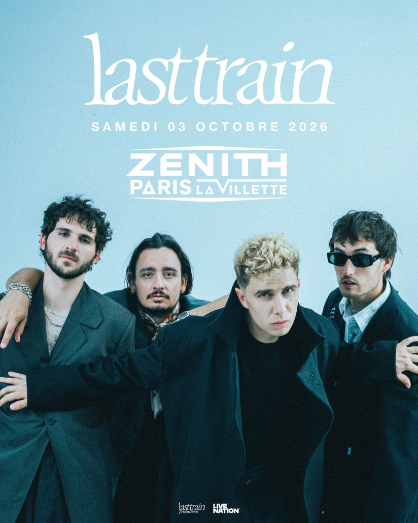Last Train en concert au Zénith de Paris en octobre 2026
