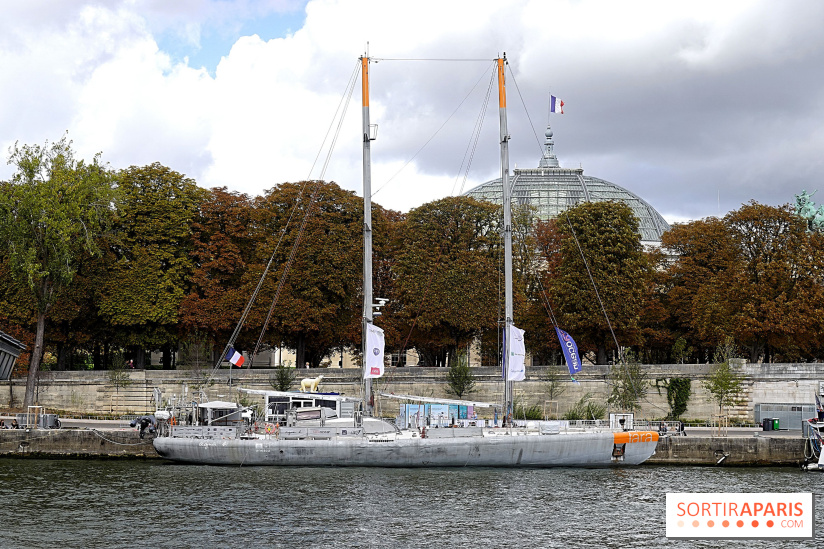 La goélette Tara amarrée à Paris : visites à bord et exposition à quai pour une plongée en Arctique
