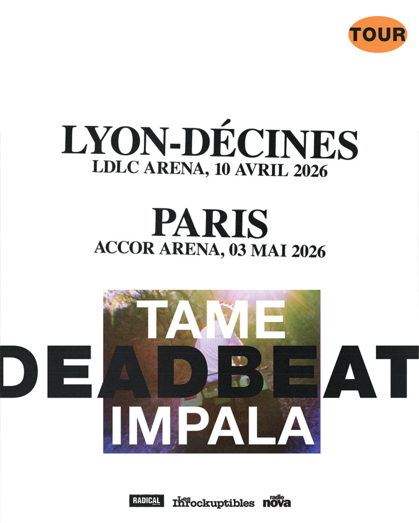 Tame Impala en concert à l'Accor Arena de Paris en mai 2026