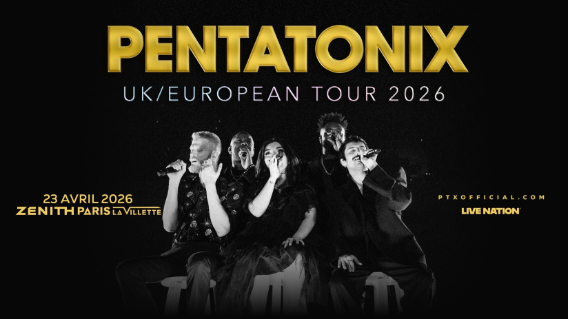 Pentatonix en concert au Zénith de Paris en avril 2026