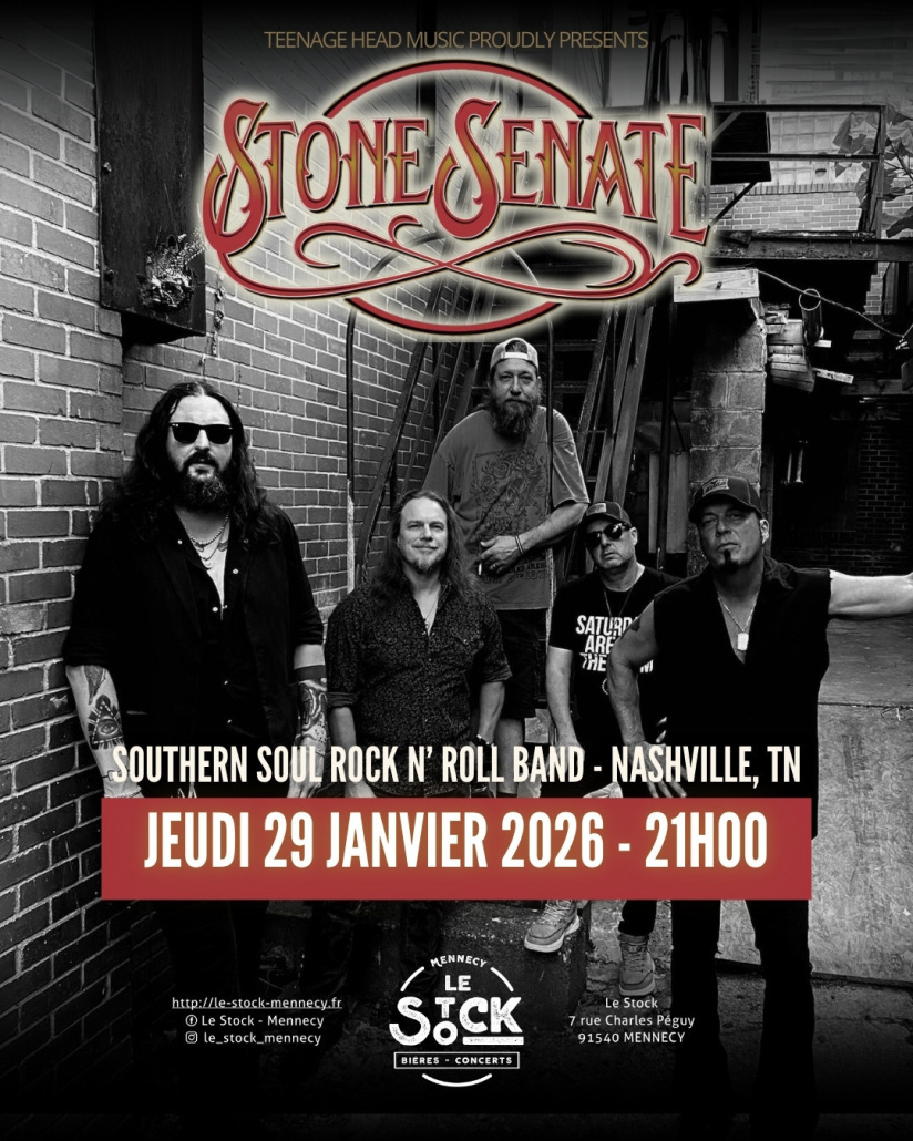 Stone Senate en concert gratuit au Stock à Mennecy 