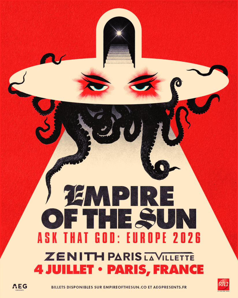 Empire of the Sun en concert au zénith de Paris en juillet 2026