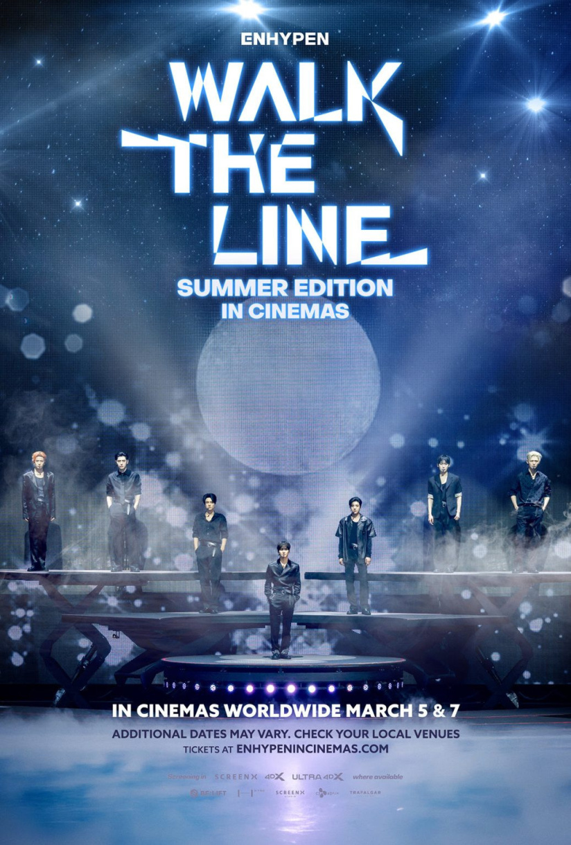 ENHYPEN [WALK THE LINE SUMMER EDITION] : le film de leur tournée estivale au Japon à voir au cinéma