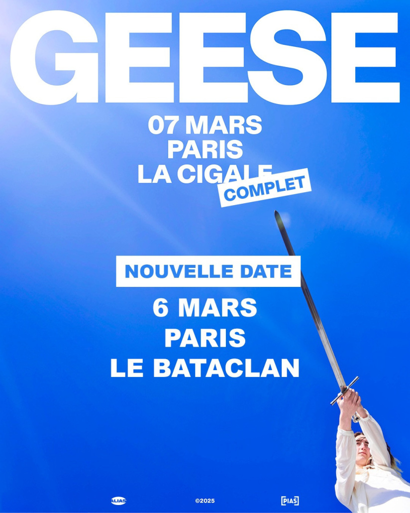Geese en concert au Bataclan à Paris en mars 2026