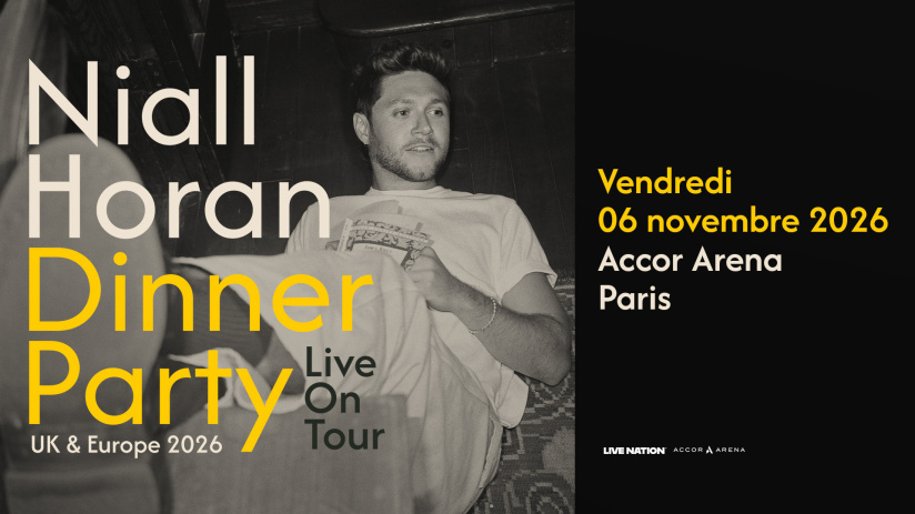 Niall Horan en concert à Paris Bercy en novembre 2026