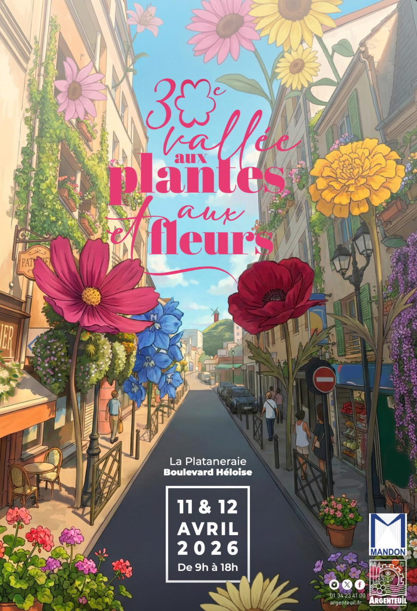 La Vallée aux plantes et aux fleurs 2026 : l'événement botanique à Argenteuil
