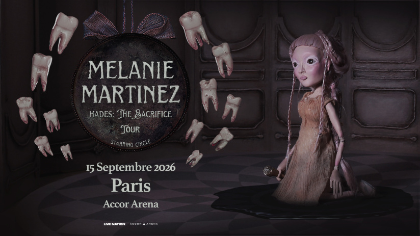 Melanie Martinez en concert à Paris Bercy en septembre 2026