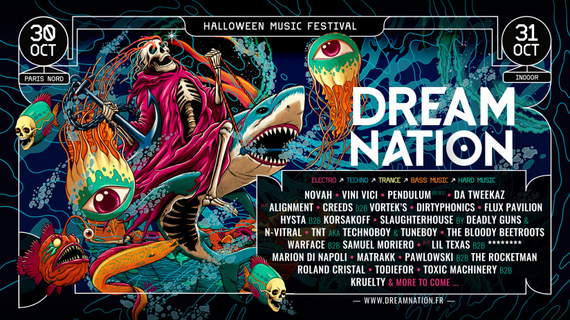 Dream Nation 2026 à Paris Nord : Pendulum, Todiefor, The Bloody Beetroots... les premiers noms