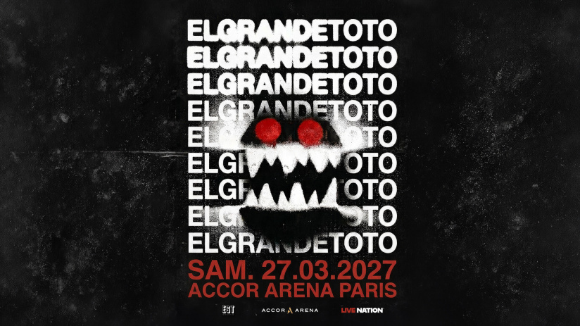 ElGrandeToto en concert à Paris Bercy en mars 2027