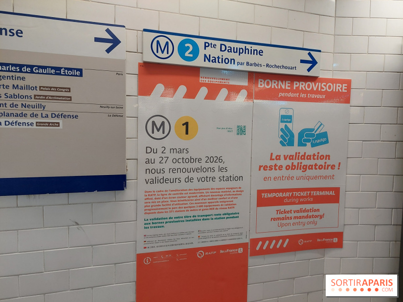 Métro : les tourniquets de cette station ont disparu, mais la validation reste obligatoire
