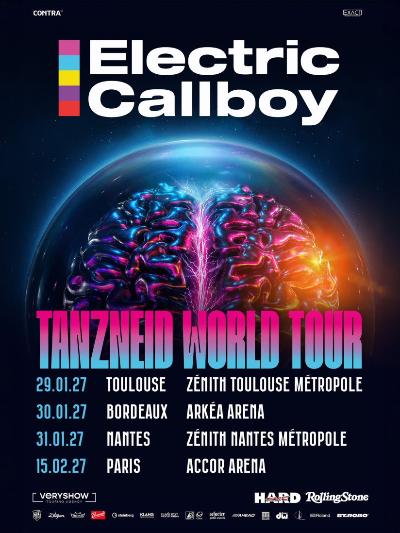 Electric Callboy en concert à Paris Bercy en février 2027