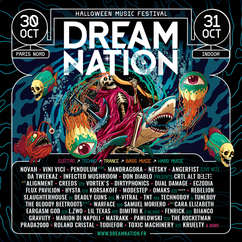 Dream Nation 2026 à Paris Nord : la suite de la programmation par jour et par scène