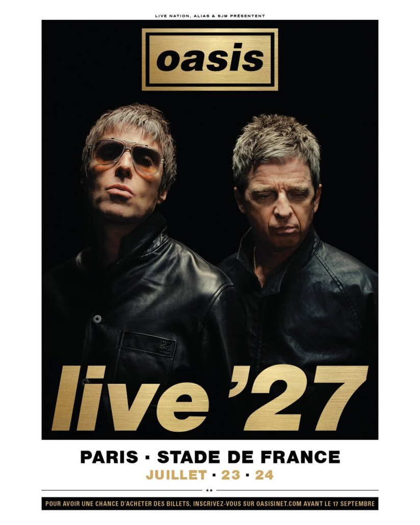 Oasis au Stade de France en 2027 : tout ce qu'il faut savoir sur la vente de billets