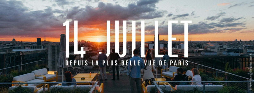 14 juillet 2020 sur le rooftop Laho à Paris