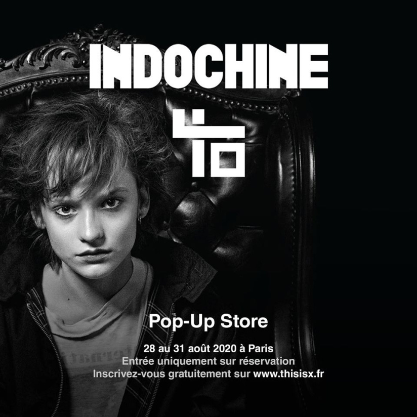 Indochine ouvre une boutique éphémère à Paris fin août, inscriptions ouvertes