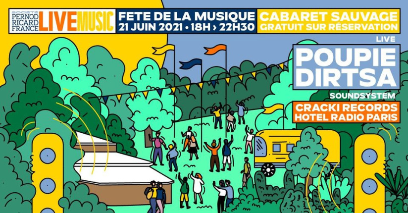 Fête de la musique 2021 à Paris : Pernod Ricard Live Music au Cabaret Sauvage, le programme