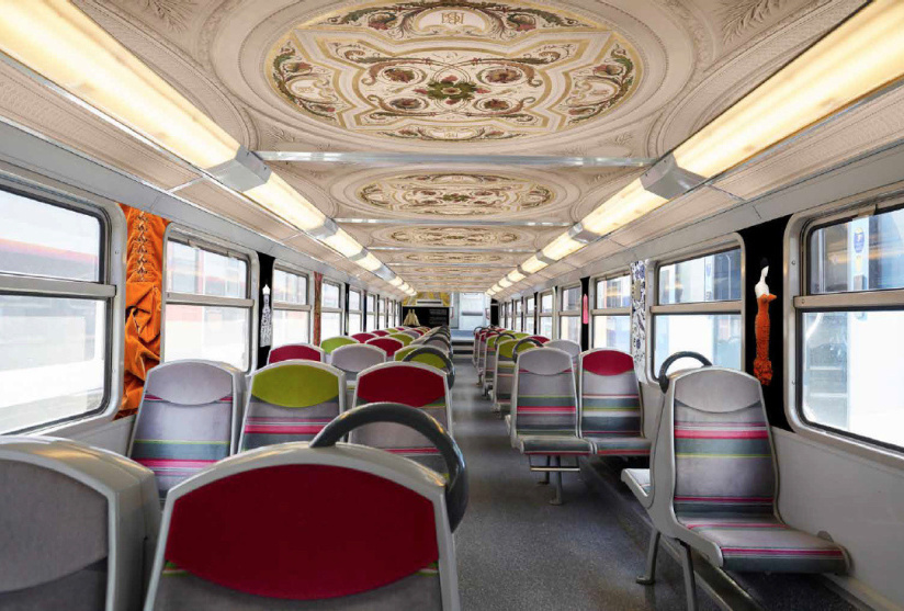 Train Paris Musées : quand des œuvres de musées parisiens décorent le RER C