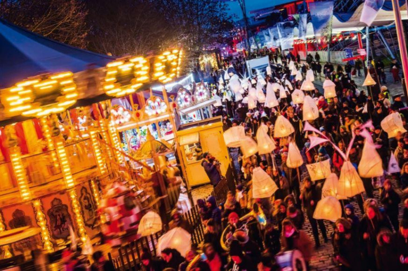 La fête des lanternes 2021 au Parc de la Villette à Paris 